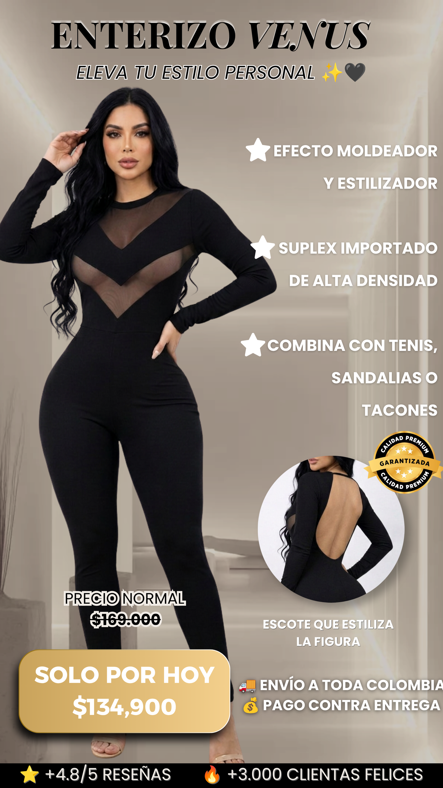 Enterizo Venus - ELEGANCIA FEMENINA